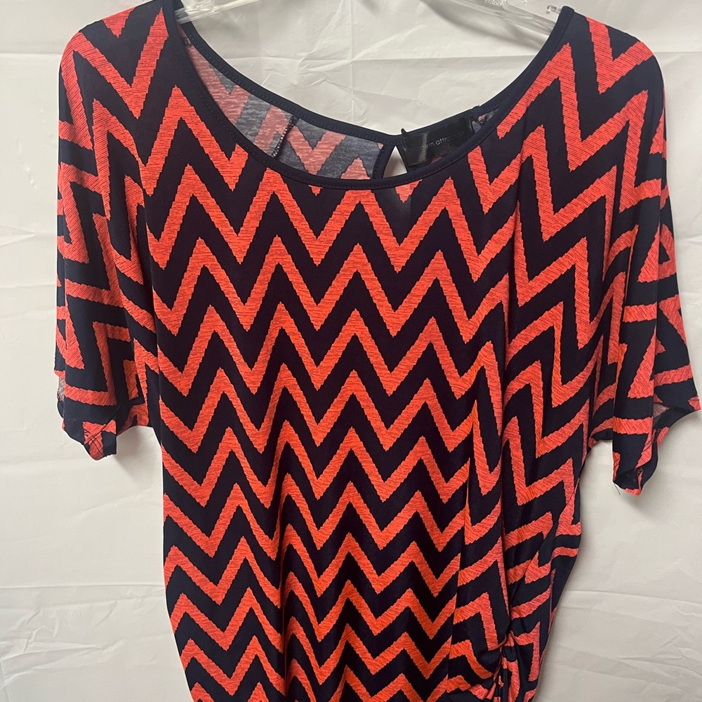 Modern Attraction Chevron Patterned Women's Top